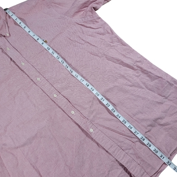 Ralph Lauren Button Down Shirt Mens XXL Pink Red Classic Fit Flesh Pony Holiday - Picture 10 of 10